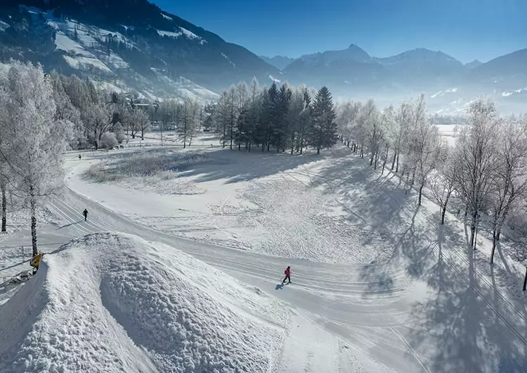 Bild zeigt Langläufer in Gastein